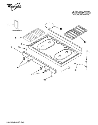 Cooktop parts