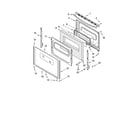 Whirlpool SF380LEMQ1 door parts, miscellaneous parts diagram