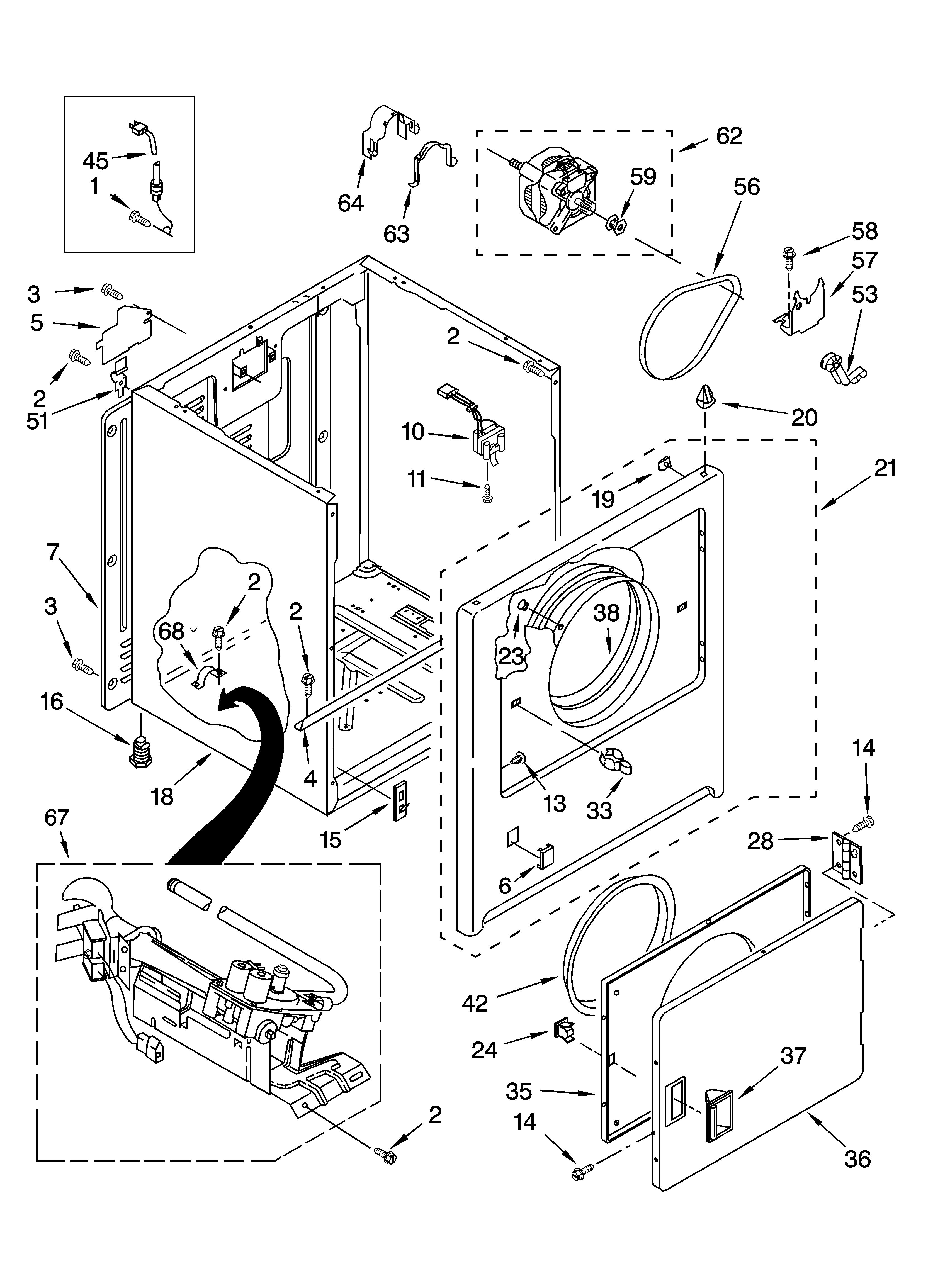 Cabinet parts
