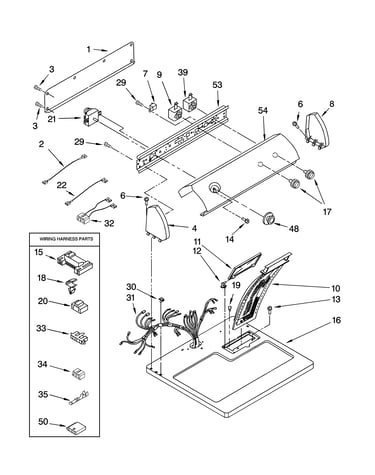 Top and console parts optional parts (not included)