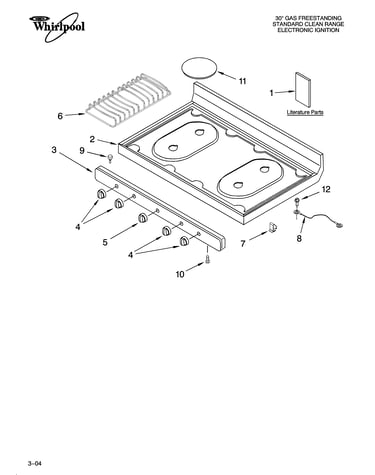 Cooktop parts