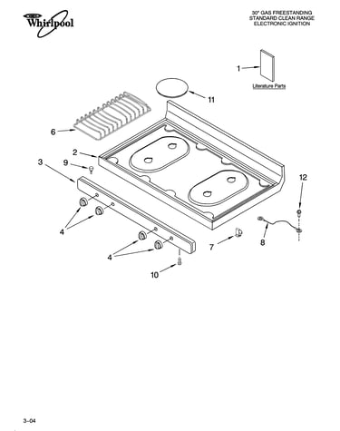 Cooktop parts