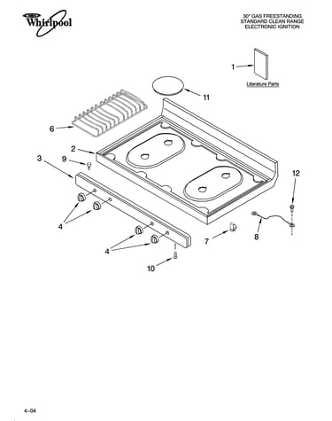 Cooktop parts