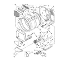 Whirlpool CSP2740KQ3 optional parts (not included) upper and lower bulkhead diagram
