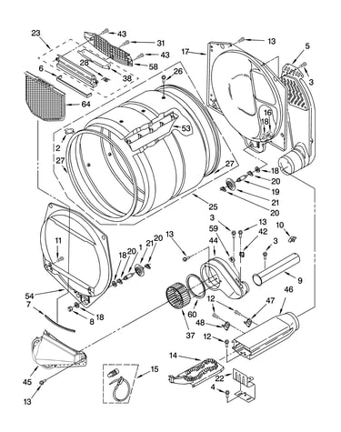 Optional parts (not included) upper and lower bulkhead
