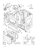 Lower cabinet and front panel parts