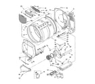 Whirlpool CSP2760KQ3 optional parts (not included) upper and lower bulkhead diagram