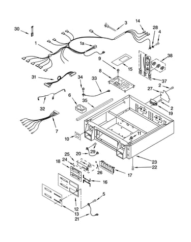 Control panel and separator parts