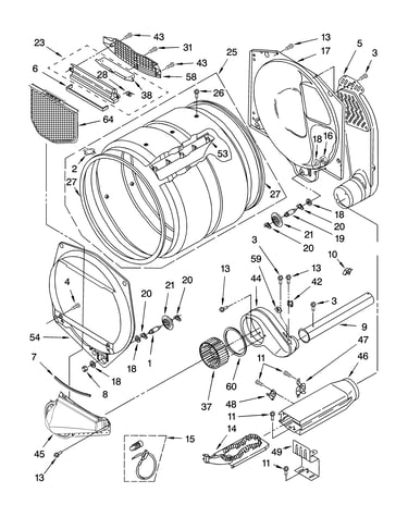 Optional parts (not included) upper and lower bulkhead