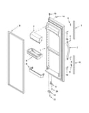Refrigerator door parts