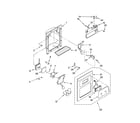 Whirlpool ED2NHGXNQ00 dispenser front parts diagram