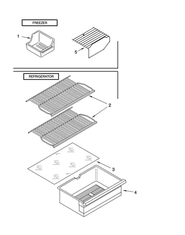 Shelf parts, optional parts