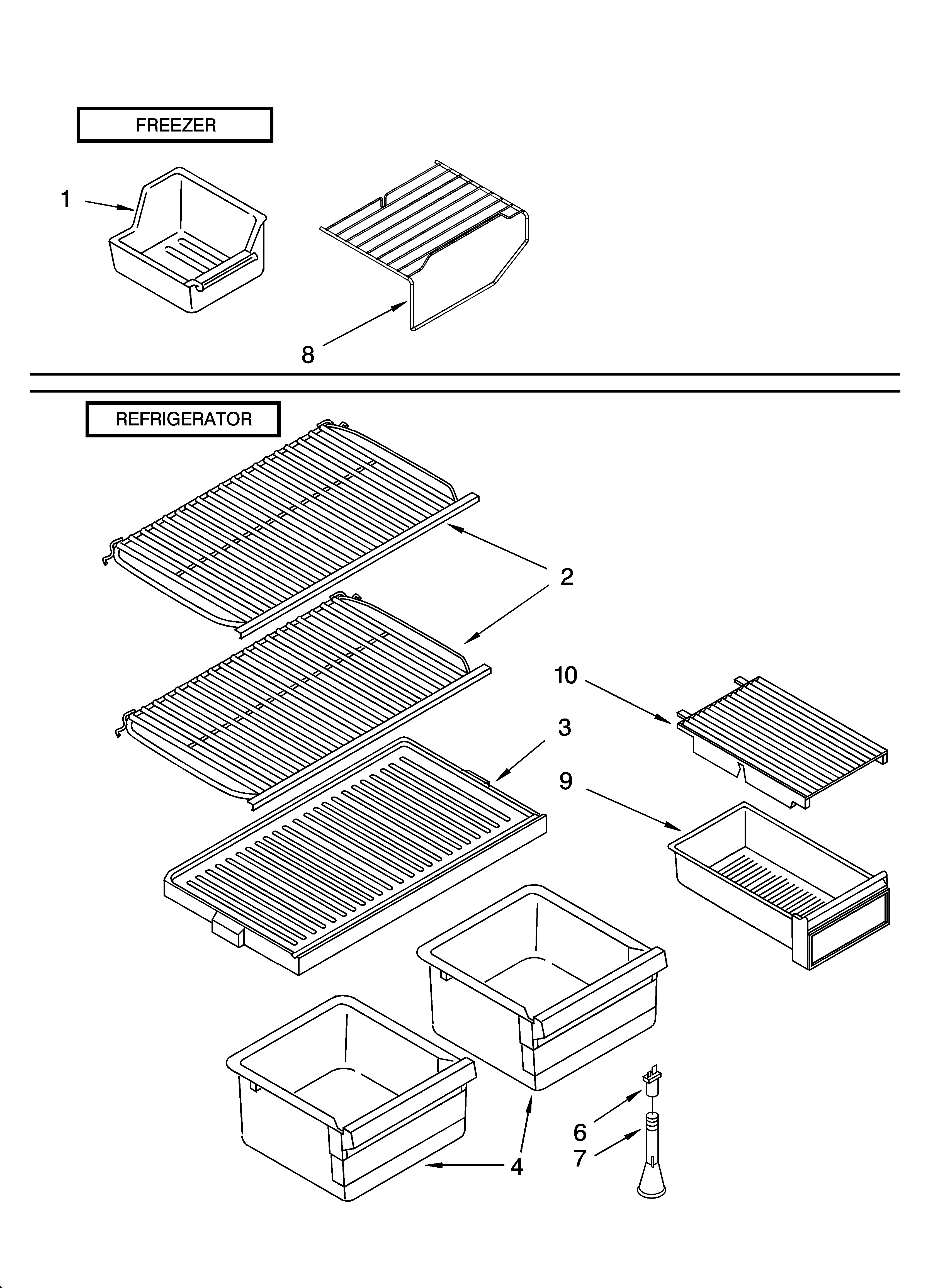 SHELF PARTS