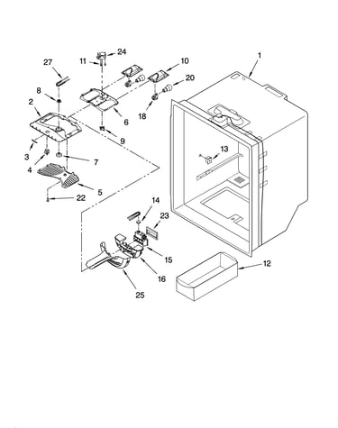 Refrigerator liner parts