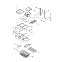 Whirlpool GB9SHKXLT00 shelf parts, literature and optional parts diagram