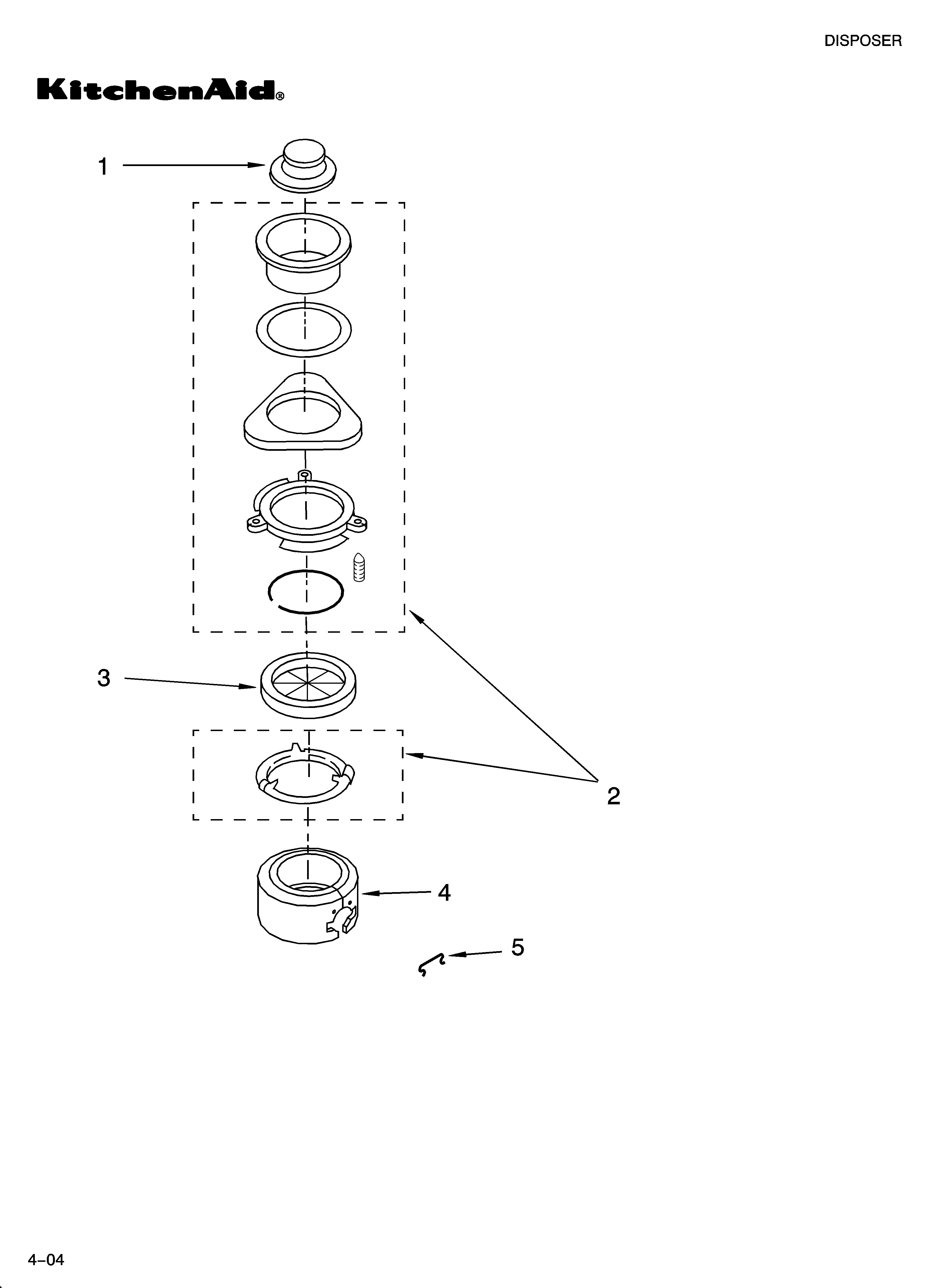Upper housing and flange parts