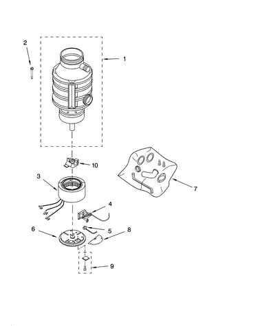 Lower housing and motor parts