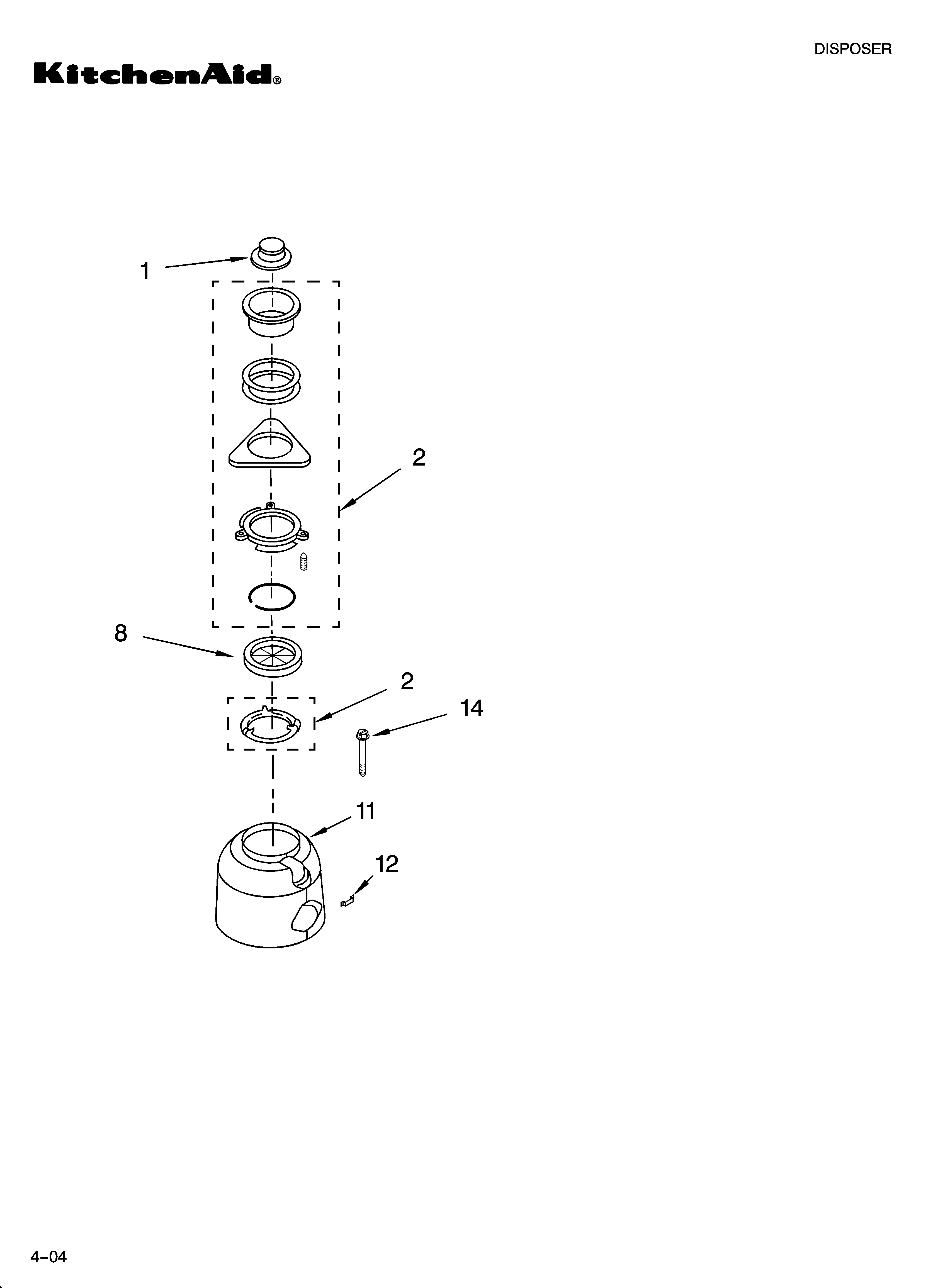 Upper housing and flange parts