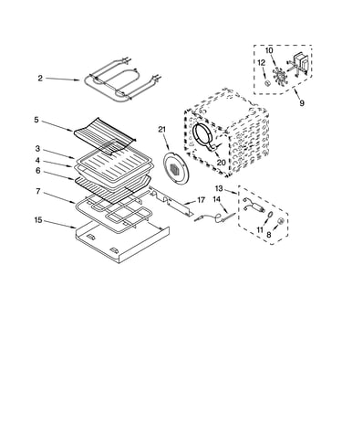 Internal oven parts