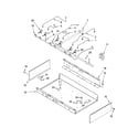 KitchenAid KGCP467JSS05 burner box, gas valves, and switches diagram
