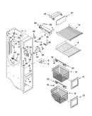 Freezer liner parts