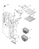 Freezer liner parts