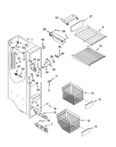 Freezer liner parts
