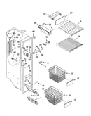 Freezer liner parts