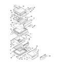 KitchenAid KSRP22FNBL00 refrigerator shelf parts diagram