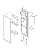 Refrigerator door parts