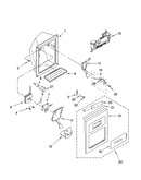 Dispenser front parts