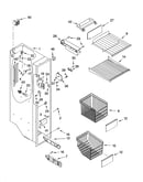 Freezer liner parts