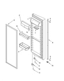 Refrigerator door parts