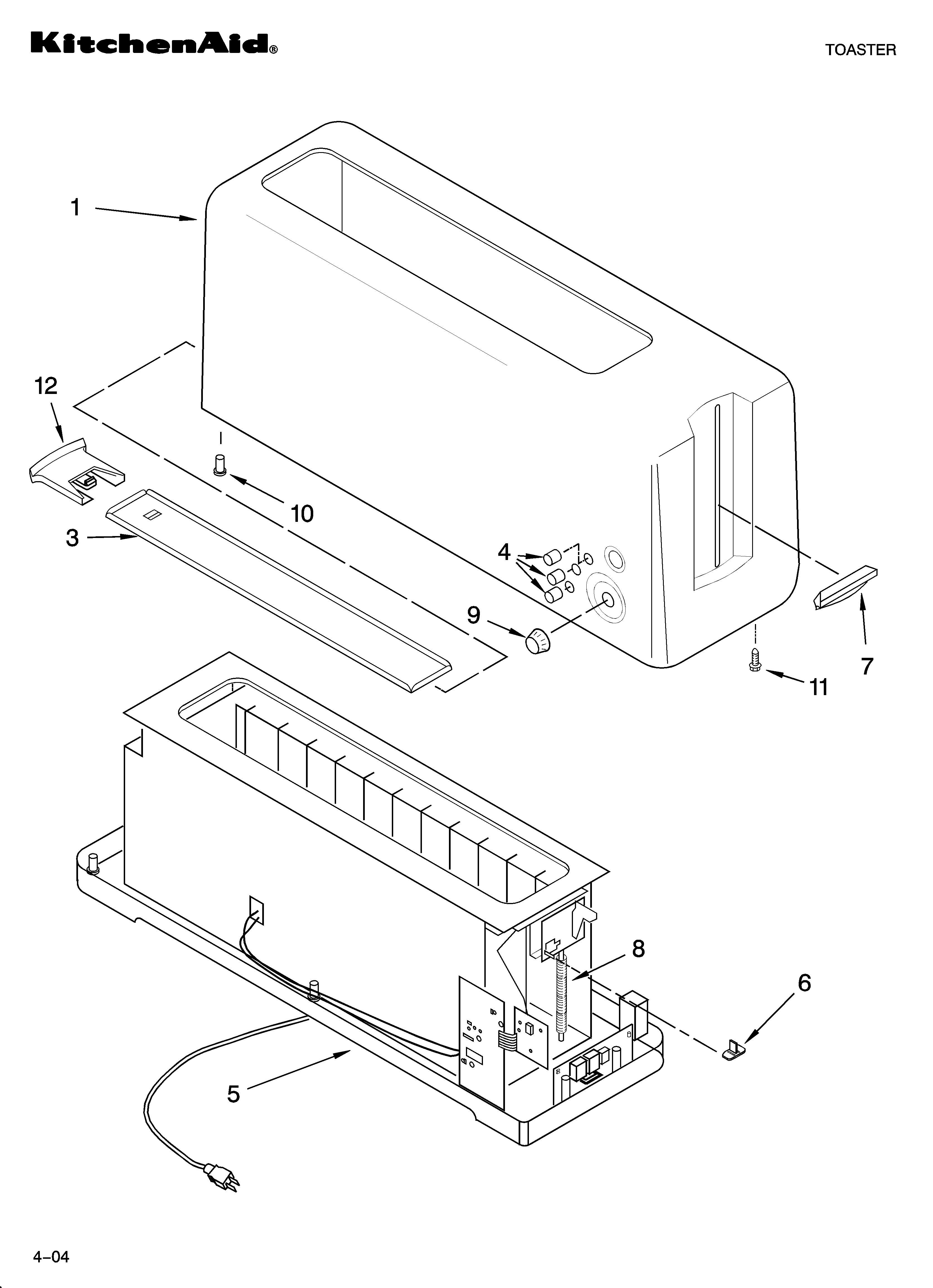 Housing parts