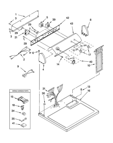 Top and console parts optional parts (not included)