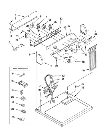 Top and console parts