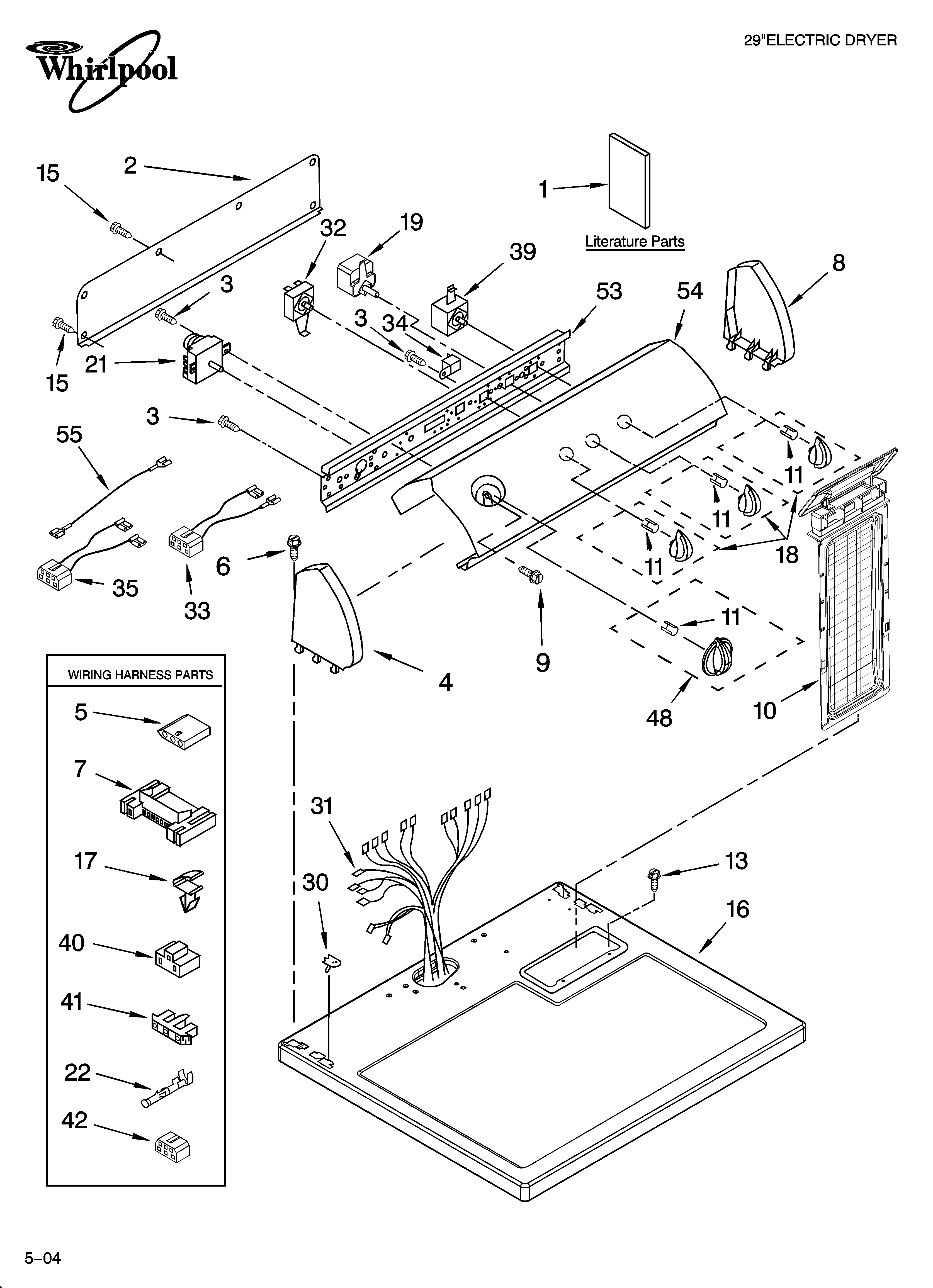 TOP AND CONSOLE PARTS