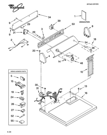 Top and console parts optional parts (not included)