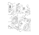 Whirlpool LGN2000PW0 bulkhead parts diagram