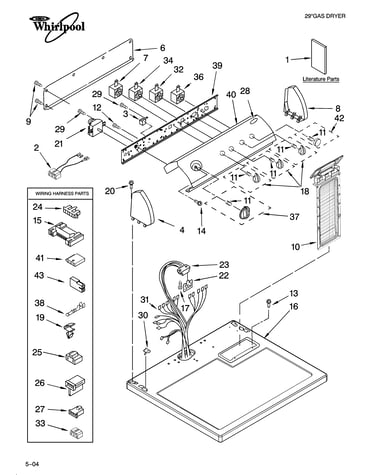 Top and console parts optional parts (not included)
