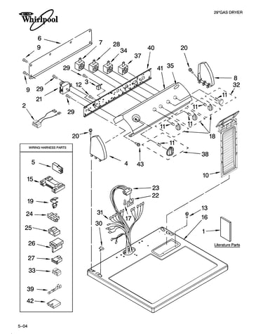 Top and console parts
