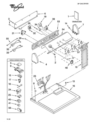 Top and console parts