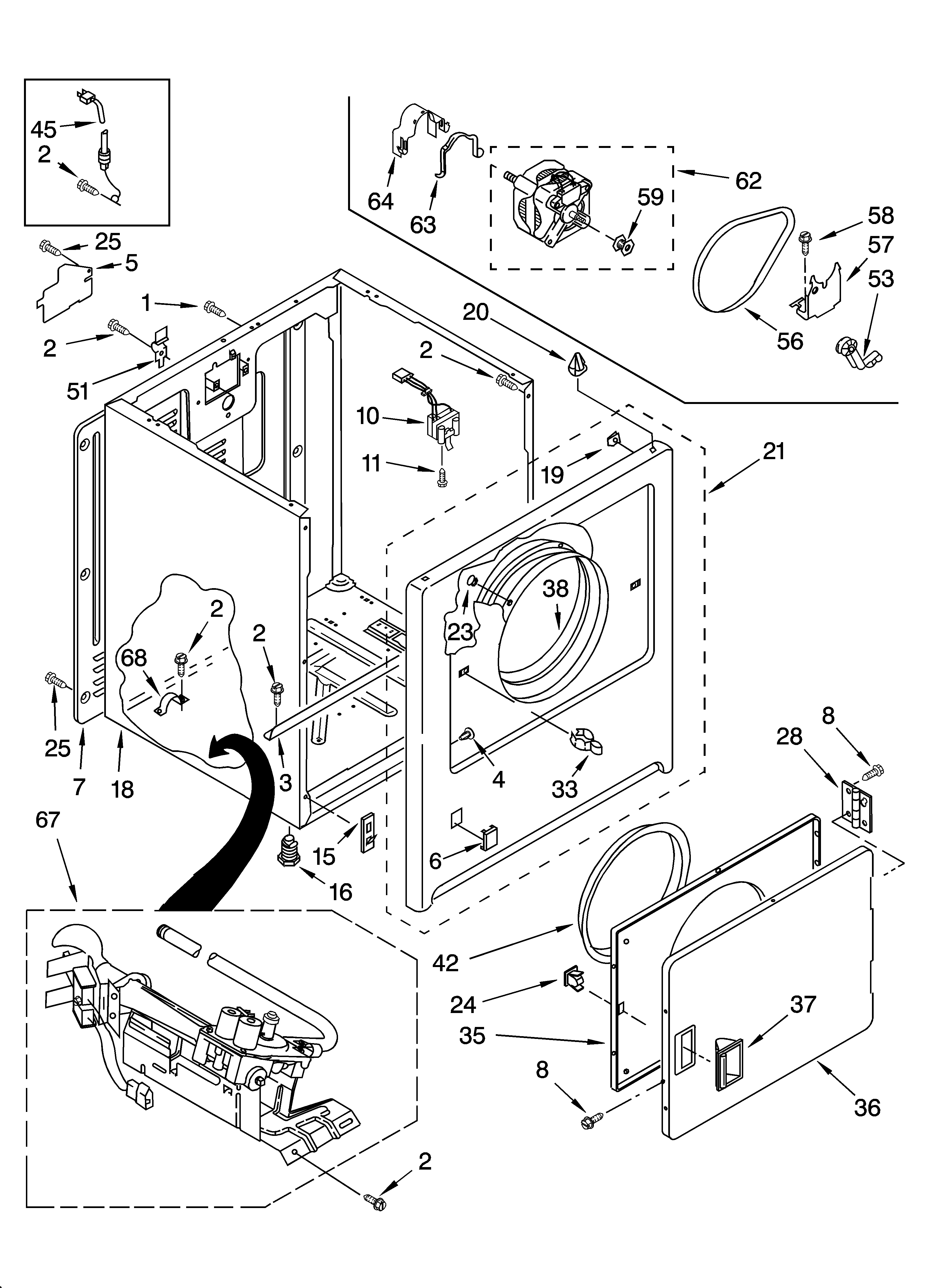 Cabinet parts
