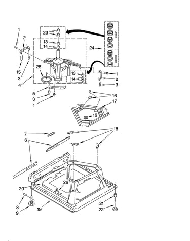 Machine base parts
