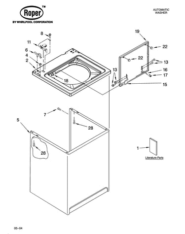 Top and cabinet parts