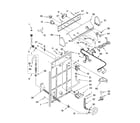 Roper RAS8333PQ0 controls and rear panel parts diagram