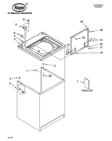 Top and cabinet parts