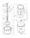 Agitator, basket and tub parts