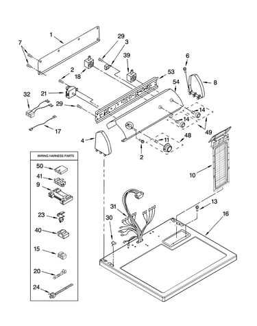 Top and console parts