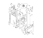 Roper REX3614PW0 cabinet parts diagram